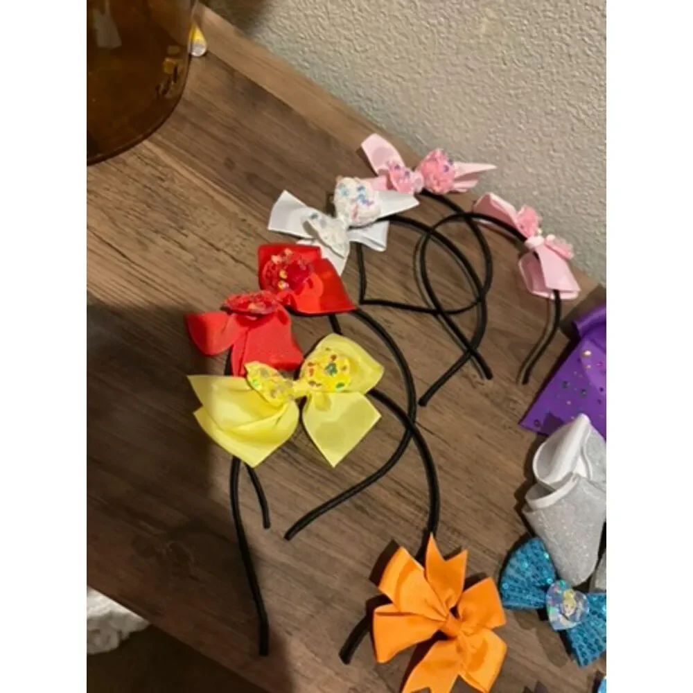 Bundle of Toddler Girl Hair Accessories (Bows/Headbands)